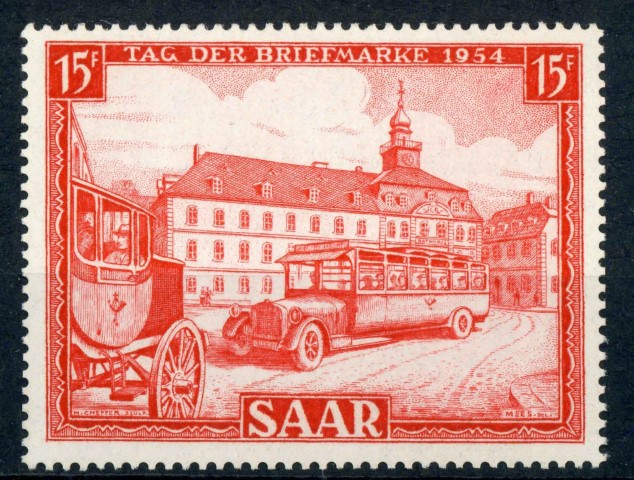 Germany / Saar / French Occupation 1954 SG.346 U/M