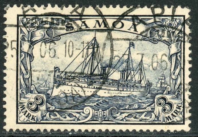 Germany / Samoa 1900-01 SG.G18 F/U