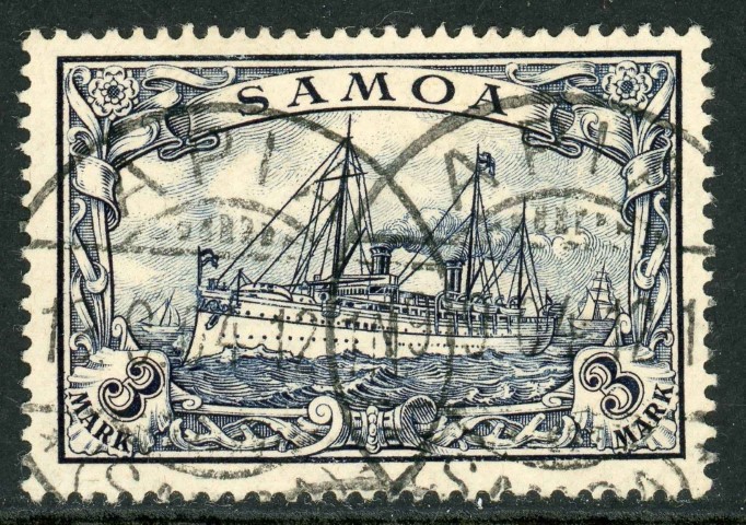 Germany / Samoa 1900 SG.G18 F/U (1)