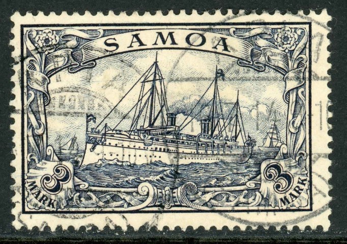 Germany / Samoa 1900 SG.G18 F/U (2)