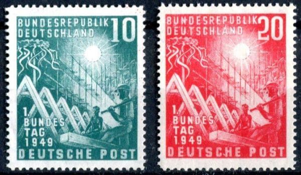 Germany / West 1949 SG.1033-1034 U/M