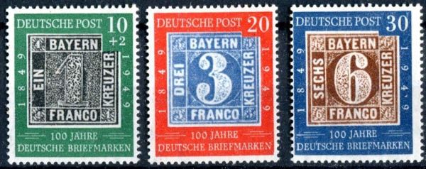 Germany / West 1949 SG.1035-1037 M/M