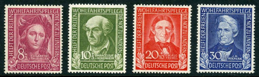 Germany / West 1949 SG.1039-1042 U/M