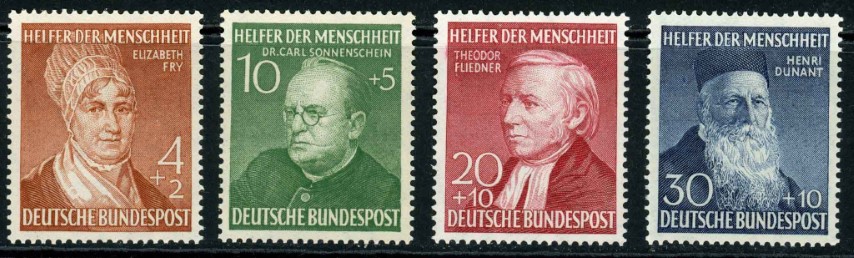 Germany / West 1952 SG.1082-1085 U/M