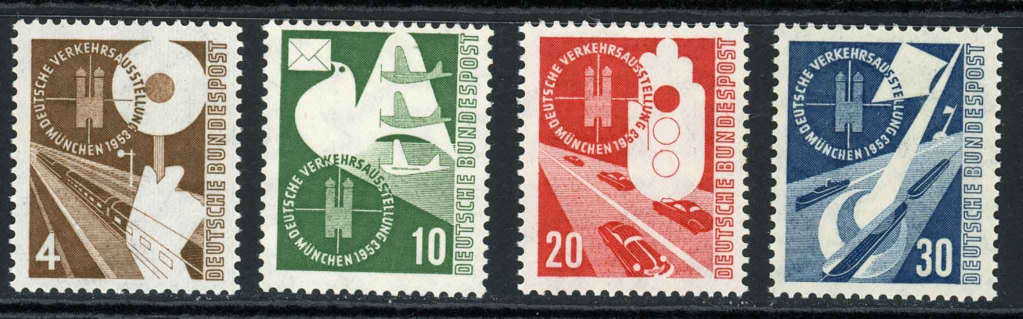 Germany / West 1953 SG.1093-1096 U/M