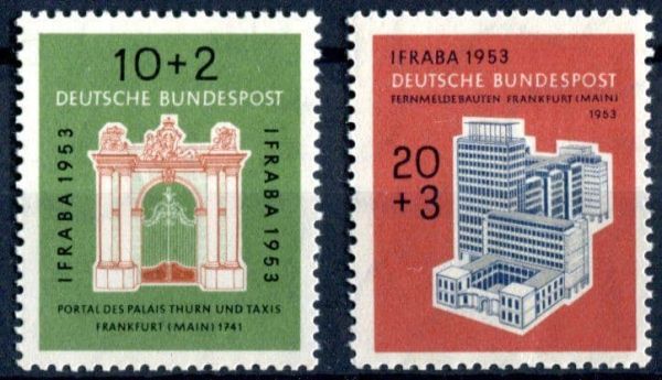 Germany / West 1953 SG.1097-1098 U/M