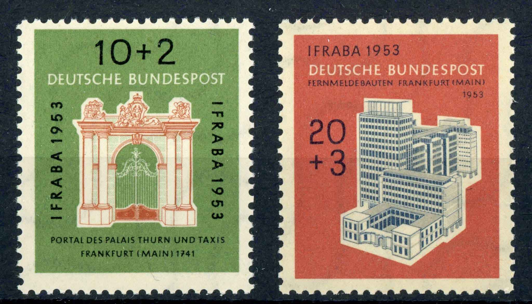 Germany / West 1953 SG.1097-1098 U/M