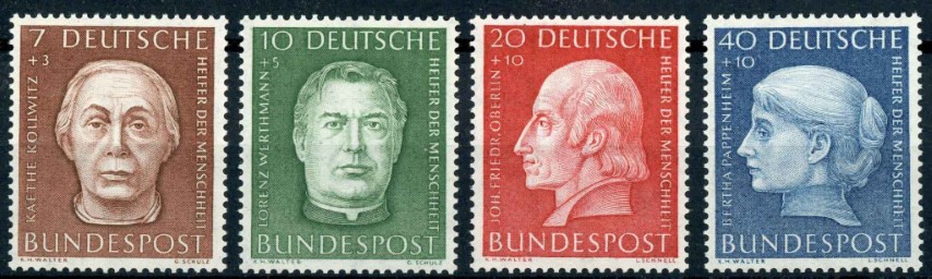 Germany / West 1954 SG.1126-1129 U/M