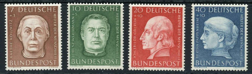 Germany / West 1954 SG.1126-1129 U/M