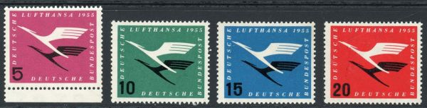 Germany / West 1955 SG.1131-1134 U/M