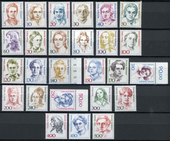 Germany / West 1986-94 SG.2150-2169 U/M