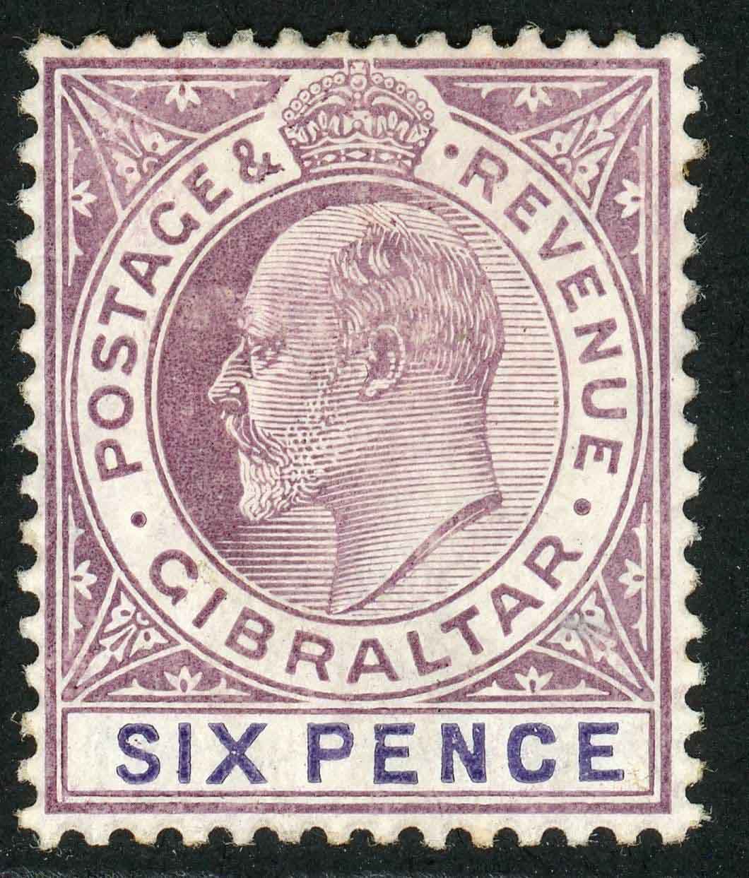 Gibraltar 1904-08 SG.60 M/M