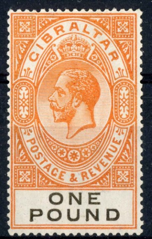 Gibraltar 1927 SG.107 U/M