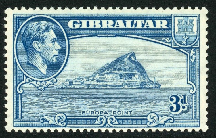 Gibraltar 1938-51 SG.125 U/M P13.5