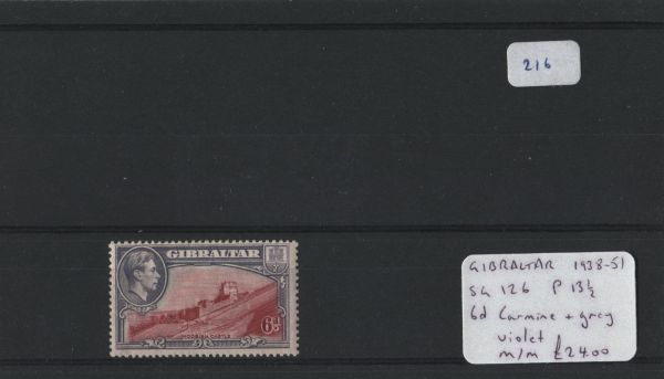 Gibraltar 1938-51 SG.126 P13 M/M