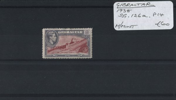 Gibraltar 1938-51 SG.126a P14 M/M