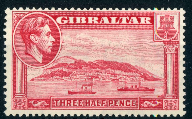 Gibraltar 1938 SG.123a P.13 M/M (Lot 2)