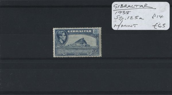 Gibraltar 1938 SG.125a P14 M/M