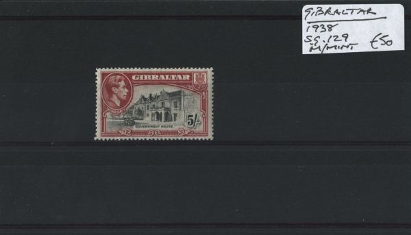 Gibraltar 1938 SG.129 M/M