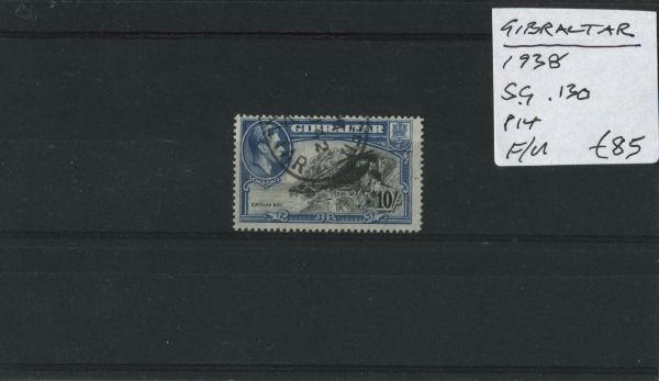 Gibraltar 1938 SG.130 P14 F/U