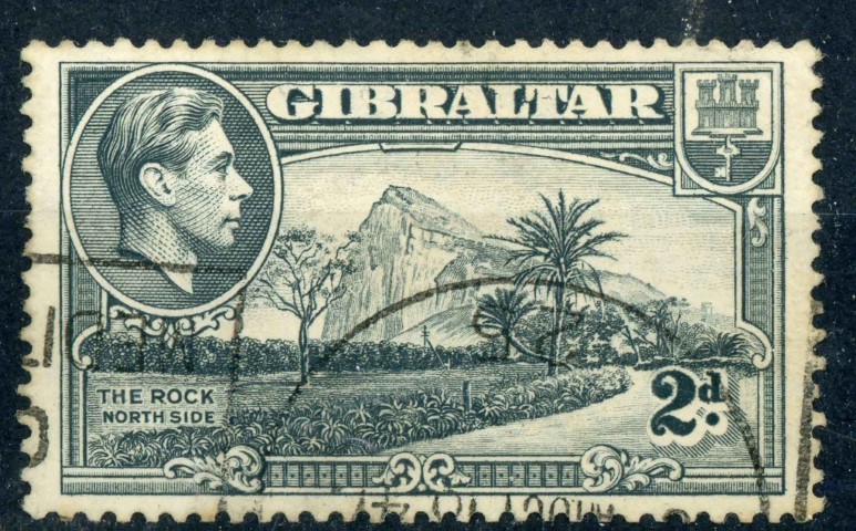 Gibraltar 1940 SG.124ab Wmk S/ways F/U