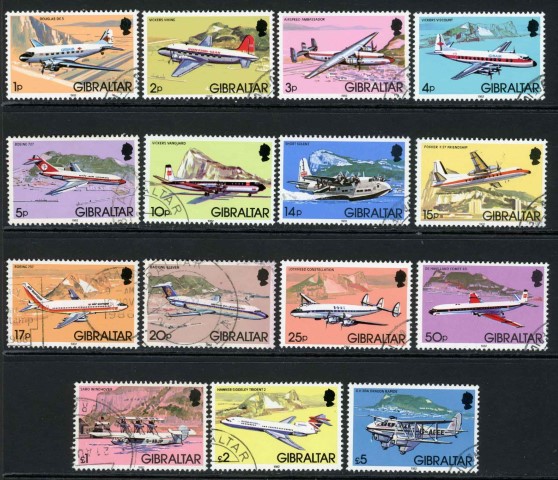 Gibraltar 1982 SG.460-474 F/U