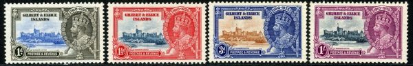 Gilbert and Ellice Islands 1935 SG.36-39 U/M