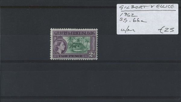 Gilbert & Ellice 1962 SG.66a U/M