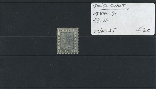 Gold Coast 1884-91 SG.13 M/M