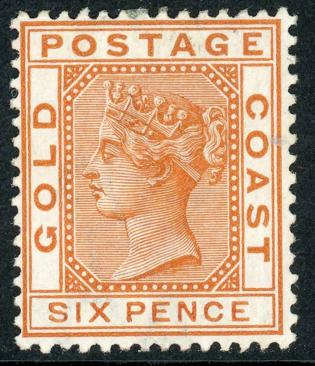 Gold Coast 1884-91 SG.17 U/M (2)