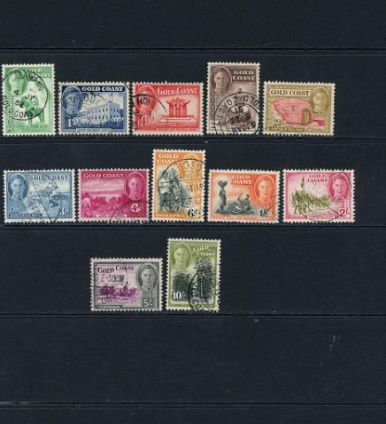 Gold Coast 1948 SG.135-146 F/U