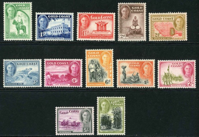 Gold Coast 1948 SG.135-146 M/M