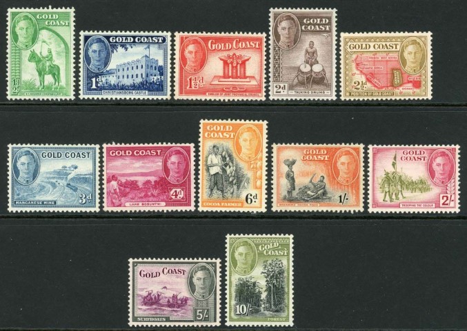 Gold Coast 1948 SG.135-146 M/M