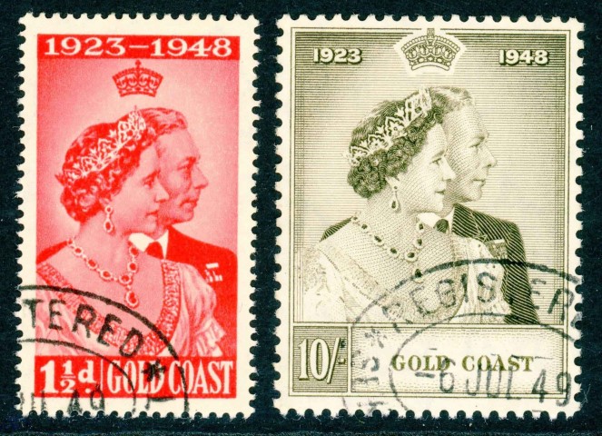 Gold Coast 1948 SG.147-148 F/U