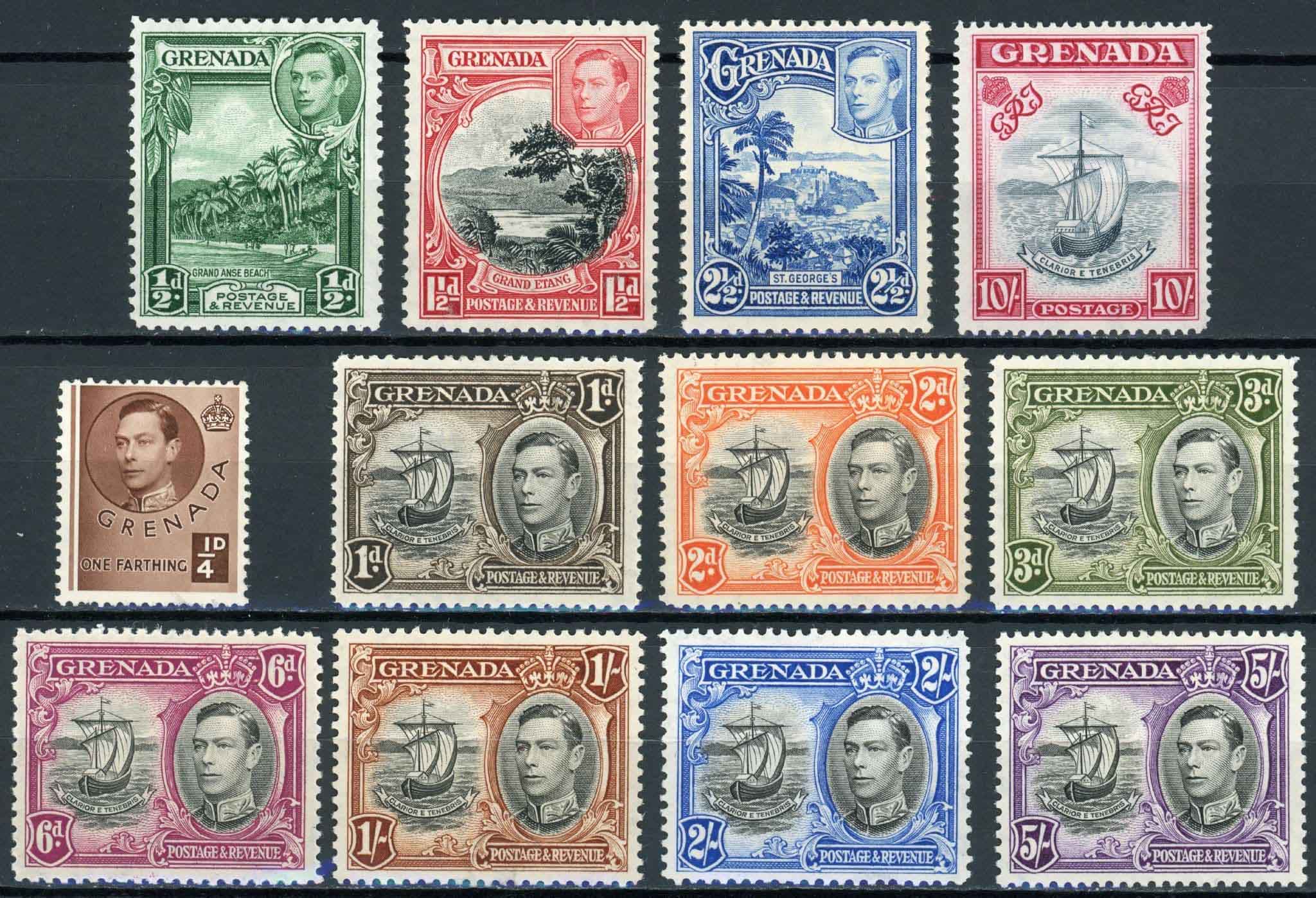 Grenada 1938-1950 SG.153-163e M/M