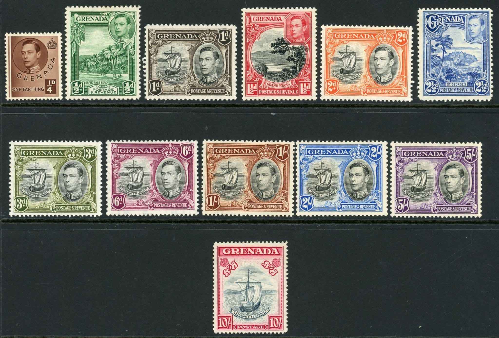 Grenada 1938-50 SG.152-163e M/M