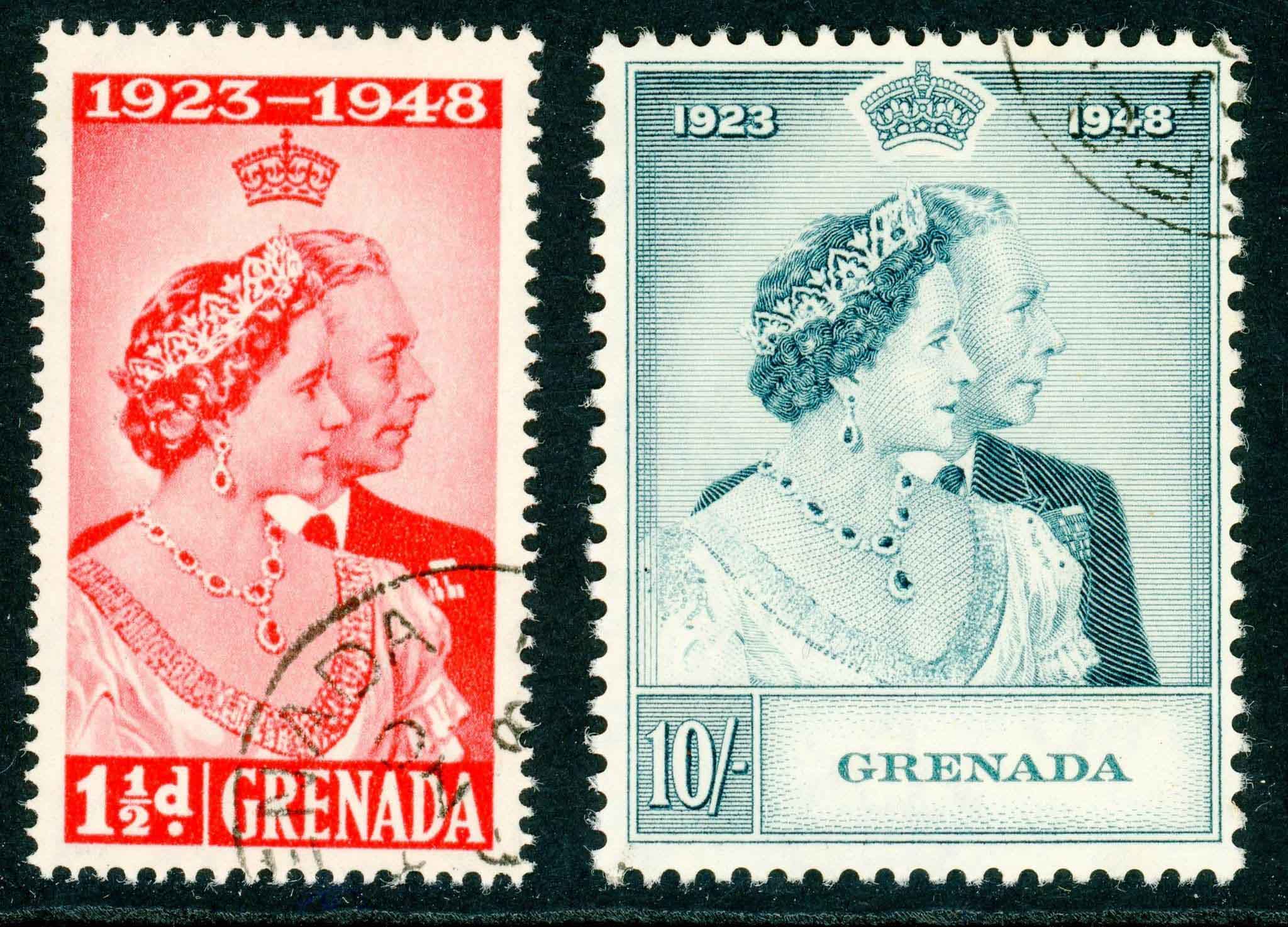 Grenada 1948 SG.166-167 F/U