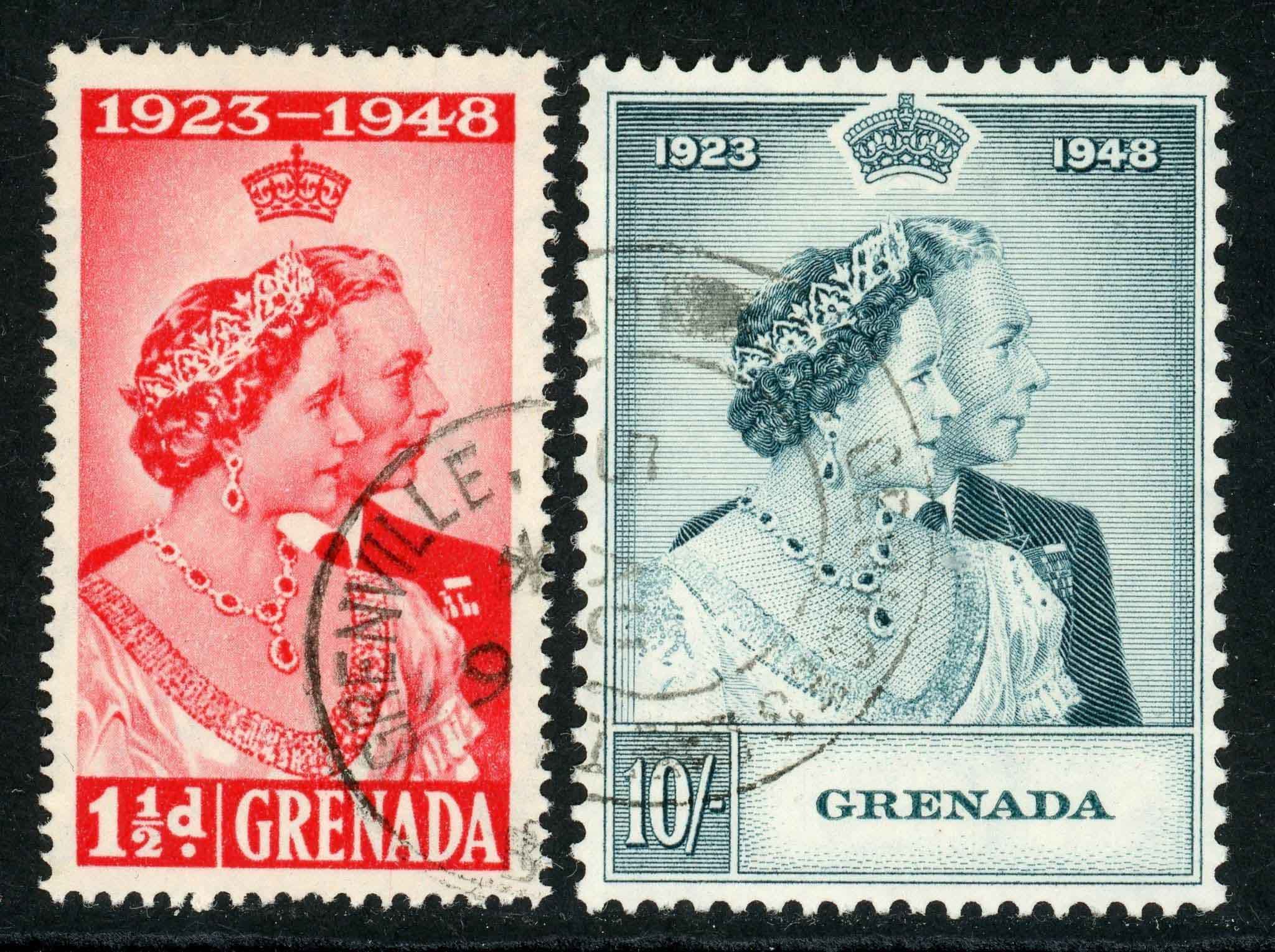 Grenada 1948 SG.166-167 F/U