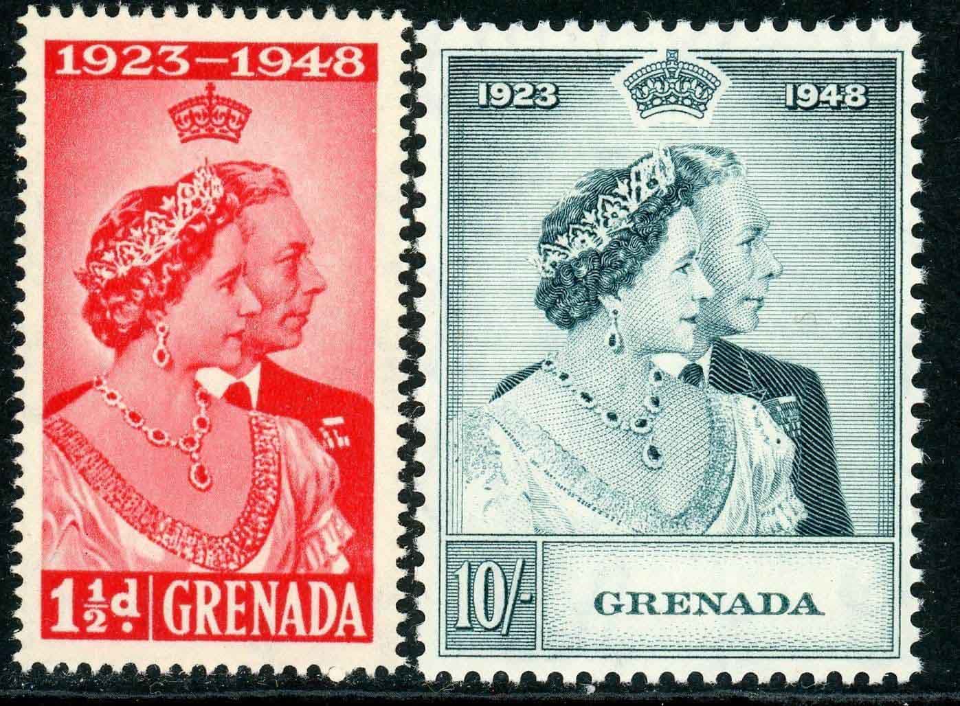 Grenada 1948 SG.166-167 U/M