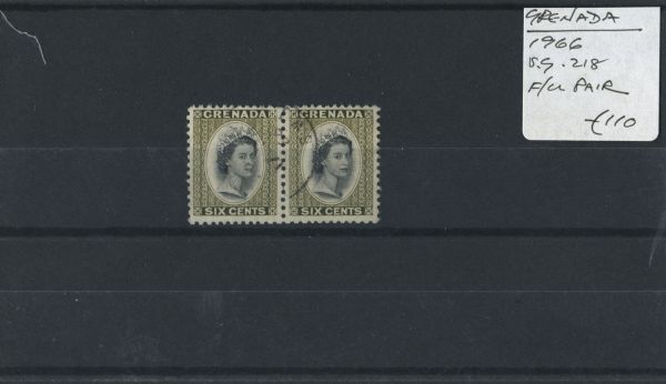 Grenada 1966 SG.218 Pair F/U