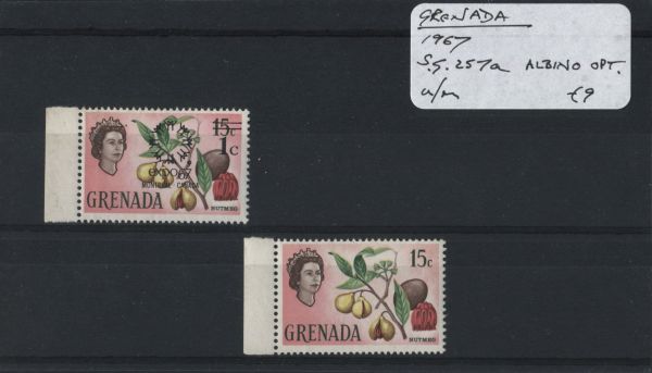 Grenada 1967 SG.257a OPT. U/M (Lot 2)