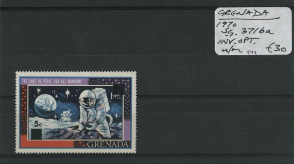 Grenada 1970 SG.371ba INV. Overprint U/M