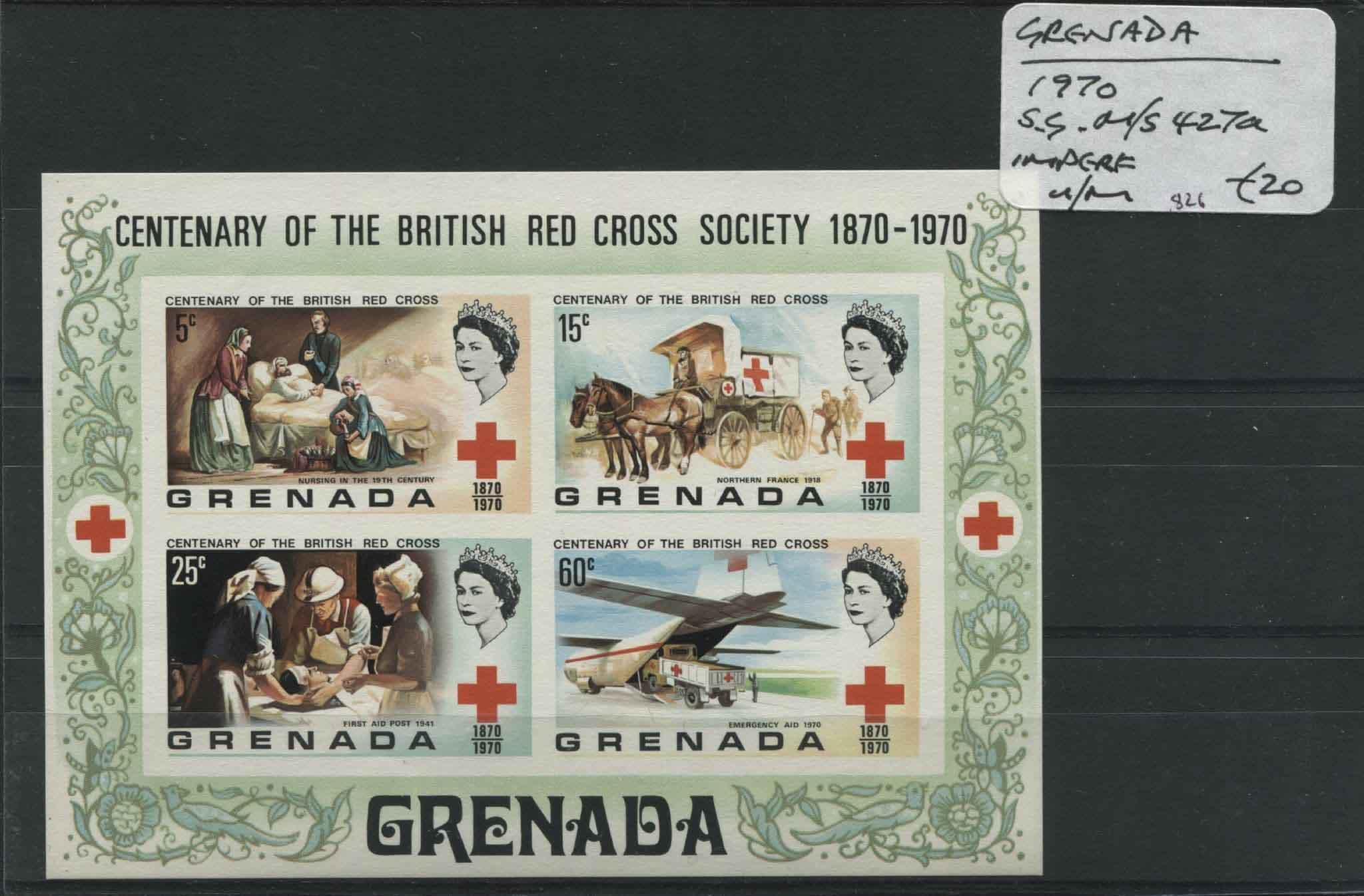 Grenada 1970 SG.MS472a Imperf U/M