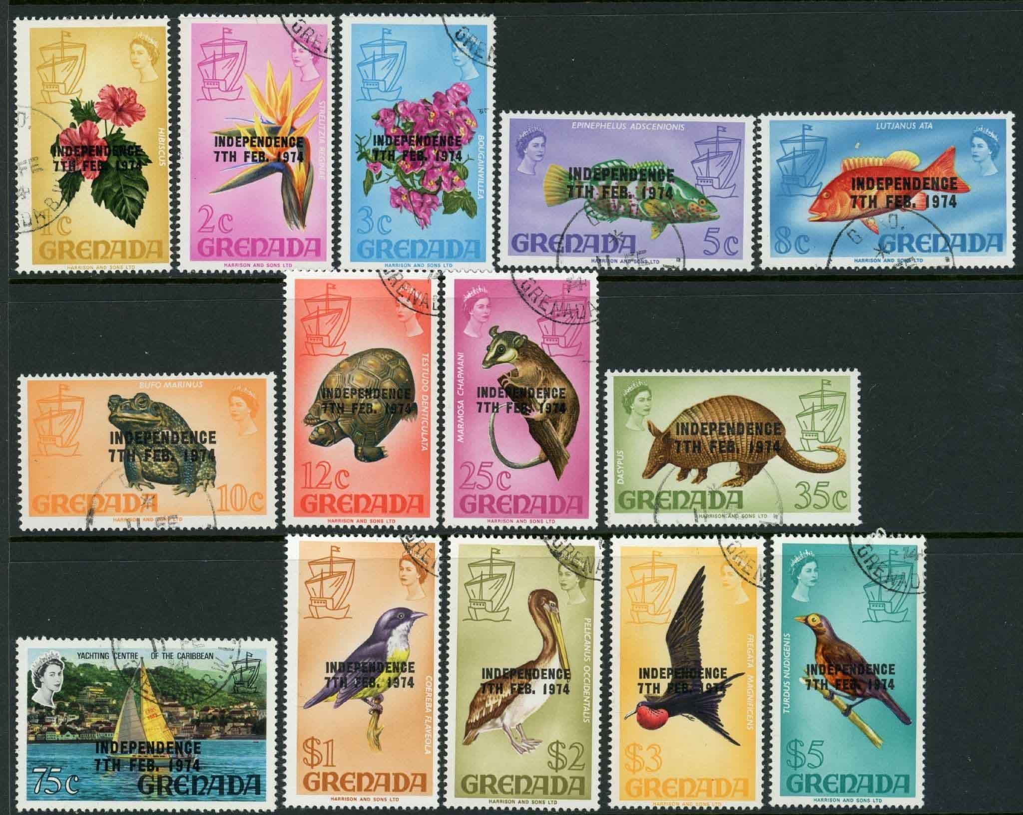 Grenada 1974 SG.594-607 F/U