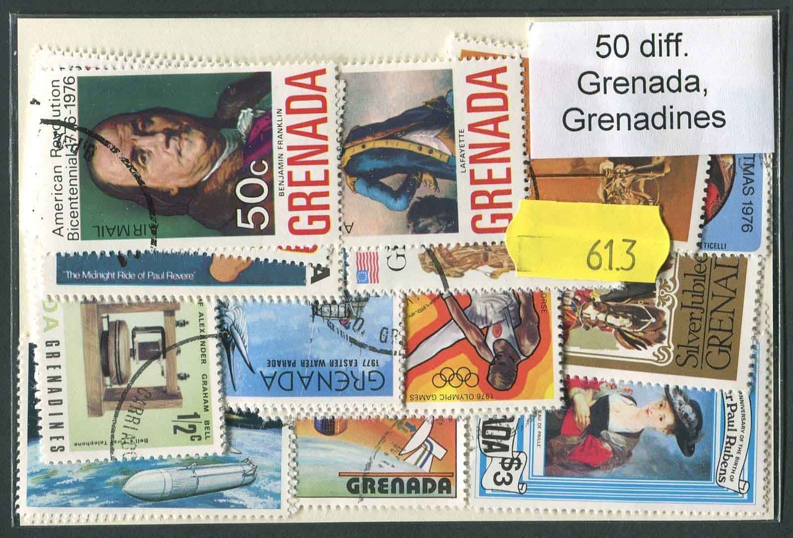 Grenada/Grenadines 50 Stamps (613)