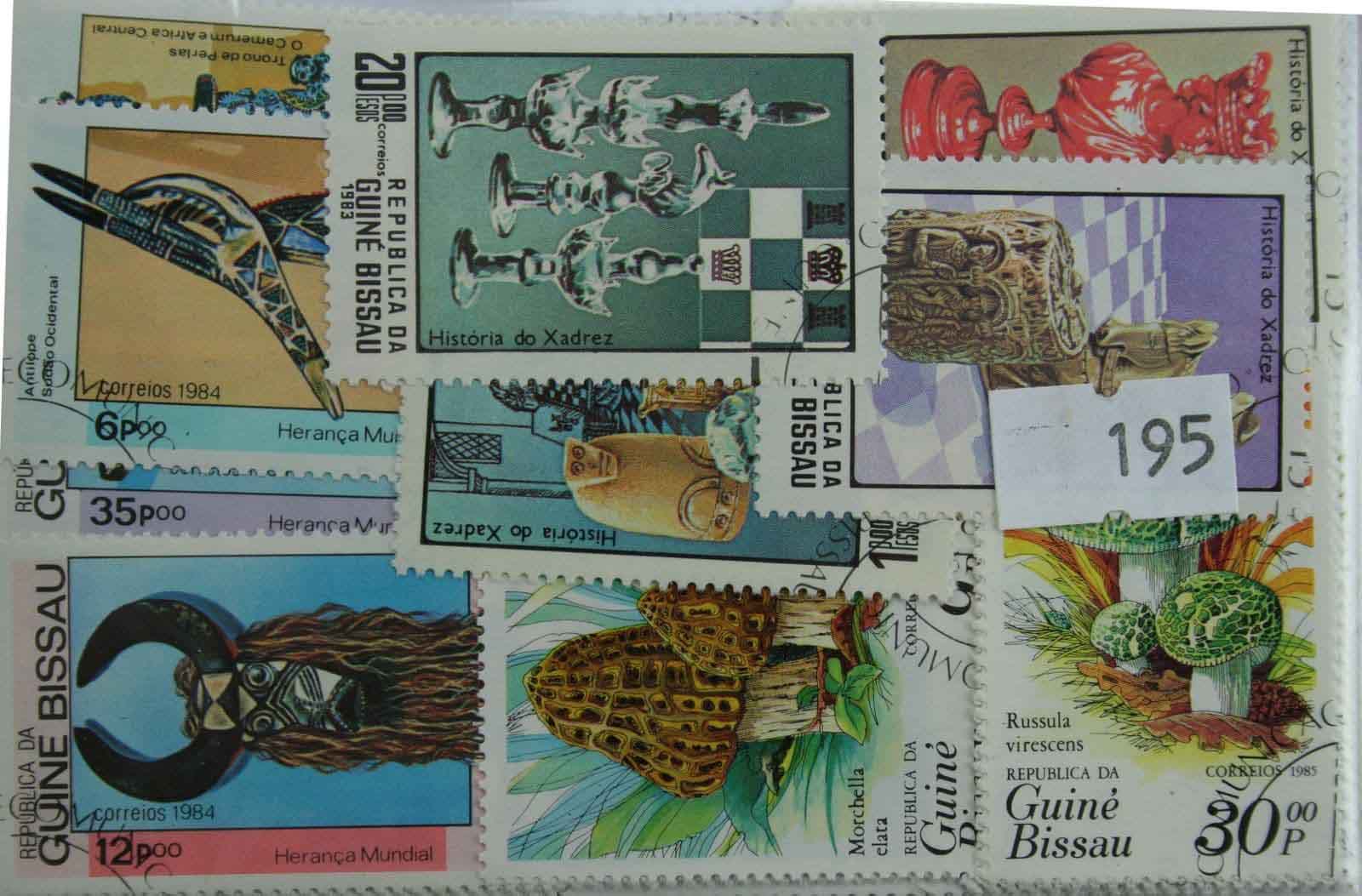 Guinea Bissau 100 Stamps (195)