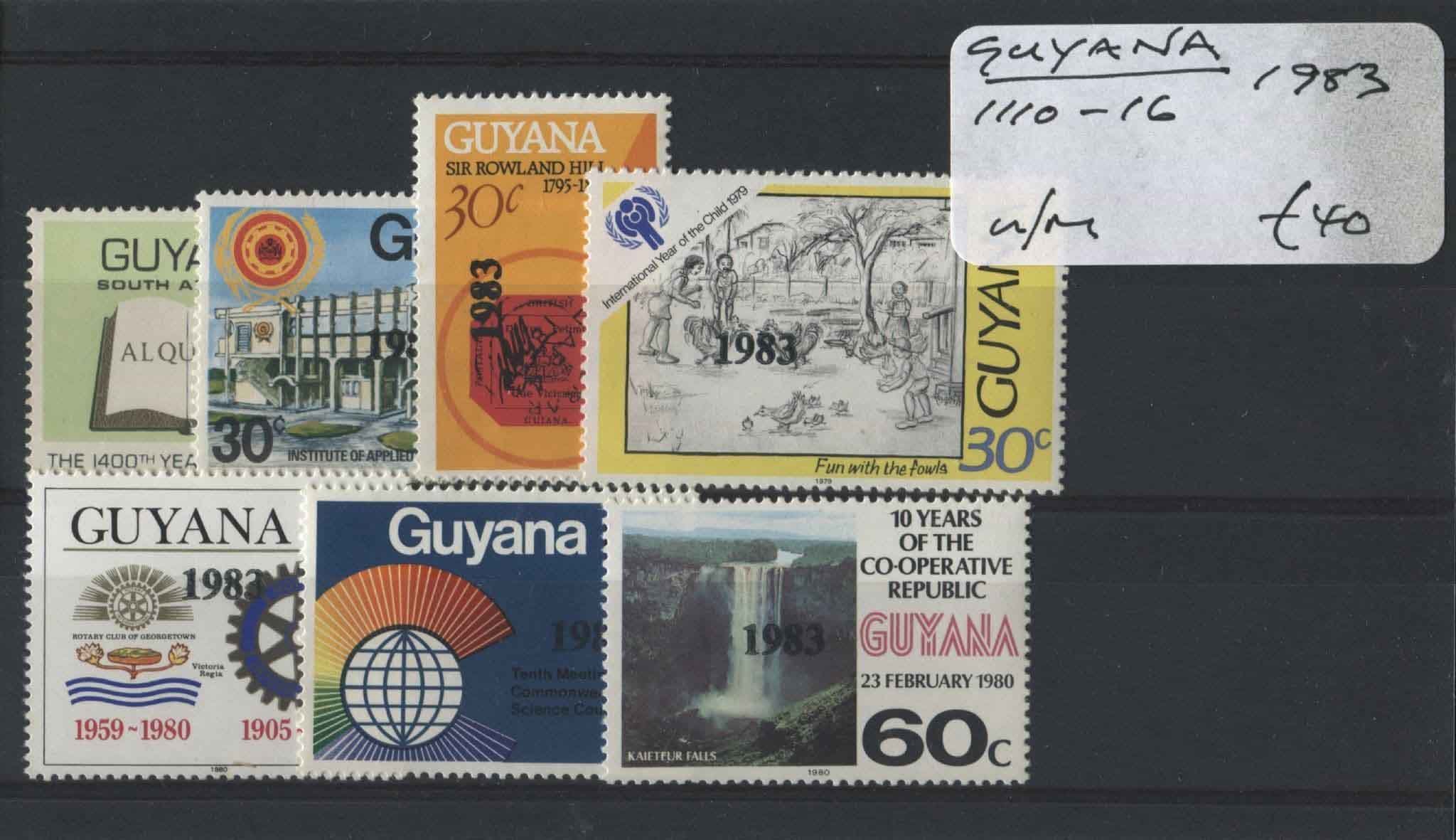 Guyana 1989 SG.1110-16 U/M