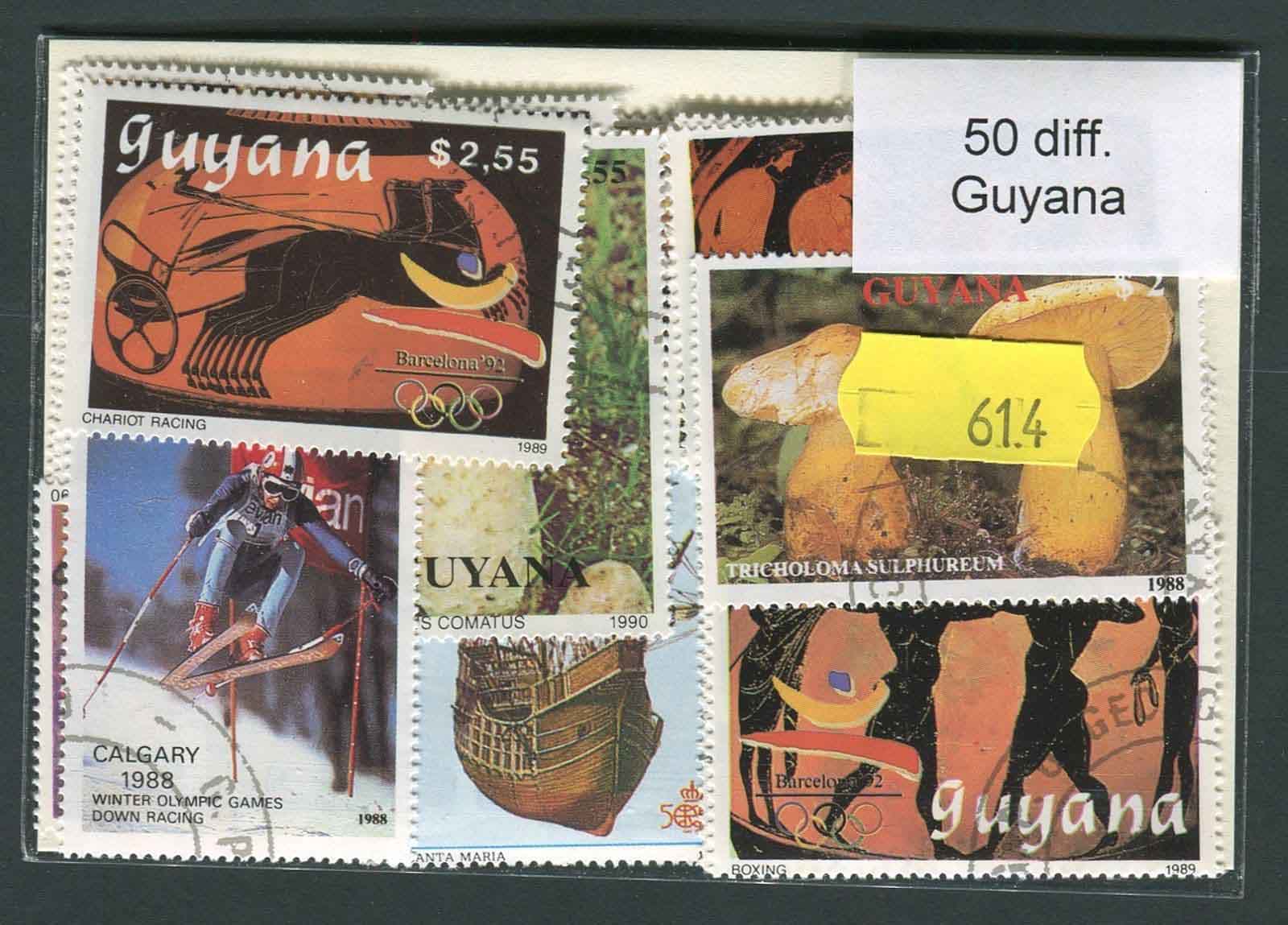 Guyana 50 Stamps (614)