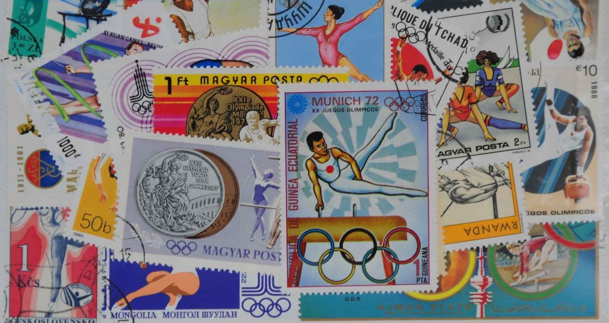 Gymnastics 25 Stamps (M139)