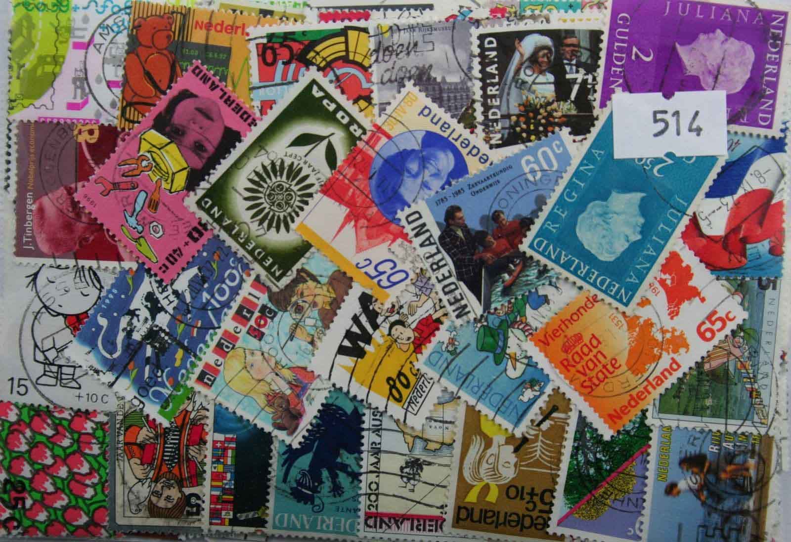 Holland 300 Stamps (514)